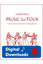 Music for Four Christmas - Create Your Own Set of Parts - Digital Download